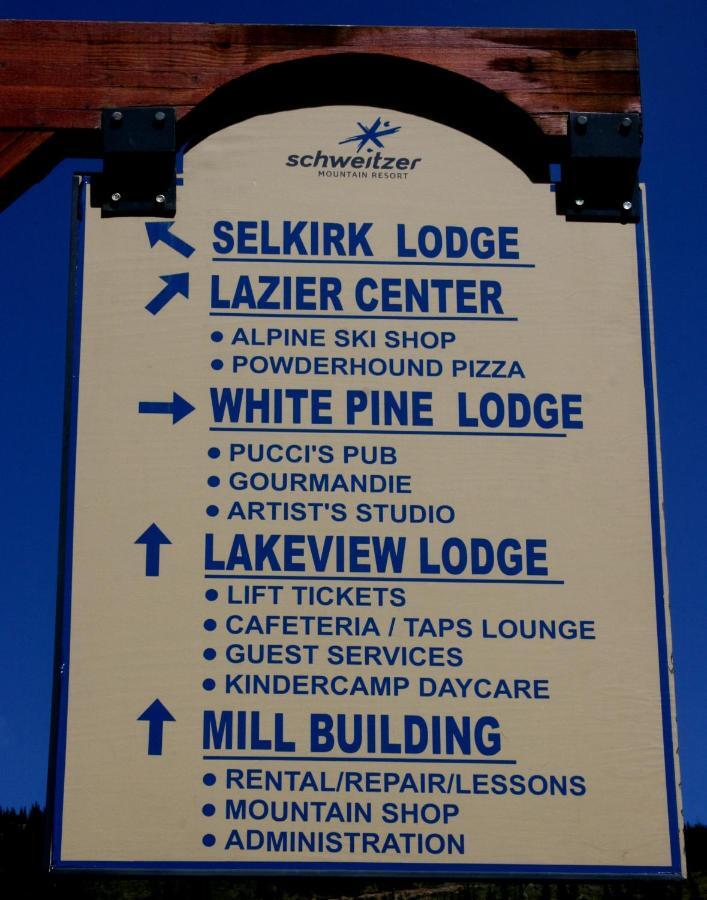 Schweitzer Mountain Resort White Pine Lodge Sandpoint Exteriér fotografie